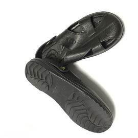 Tomaia sicura dello SPU di Toe Protected Blue Black White del sandalo delle scarpe che tende a dissipare statiche