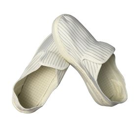 Stivali statici senza polvere superiori della tela di ESD anti per area di lavoro sensibile di ESD