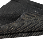 Tessuto tricottato d'argento nero conduttivo del nylon 10% di 165GSM 90% con interramento eccellente
