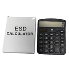 Anti calcolatore statico di 12 cifre ESD del calcolatore dell'ufficio senza polvere nero del locale senza polvere