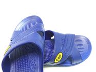 Il tipo trasversale nero blu simbolo di ESD dei materiali della pantofola sicura bianca dello SPU ESD ha impresso
