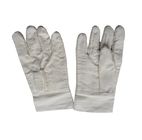 Gli uomini di guanti del lavoro della tela del cotone graduano la protezione secondo la misura all'aperto dell'interno della mano di campo