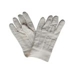 Gli uomini di guanti del lavoro della tela del cotone graduano la protezione secondo la misura all'aperto dell'interno della mano di campo