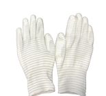 L'anti filamento sicuro statico del carbonio della fodera del poliestere dei materiali dei guanti ESD ha tricottato