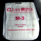 Tergicristallo di pulizia 100% di M-3 del locale senza polvere senza filaccia della strofinata 4-Folded della stanza pulita del poliestere
