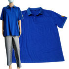 Breve colleghi l'abbigliamento con un manicotto sicuro conduttivo Polo Shirt Antistatic della fibra ESD di 4%