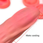 Le culle eliminabili del dito del lattice rosa di clorazione hanno strutturato Matte Non Slip