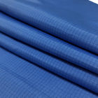 cotone lavabile senza polvere blu del poliestere 33% del tessuto 65% di griglia ESD Antistaic di 4mm