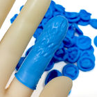 Culle eliminabili blu S antistatica m. L XL del dito del nitrile del locale senza polvere