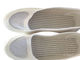 Le anti scarpe statiche del locale senza polvere per la manica lunga ESD inizializza la tomaia di cuoio bianca