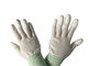 Il PVC della palma ha punteggiato il tipo nylon a strisce rivestito dell'anti della mano dei guanti cima statica dell'unità di elaborazione
