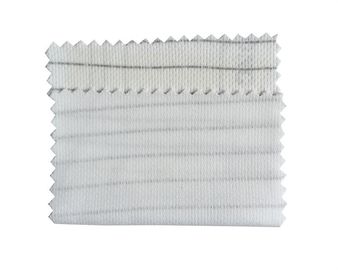 Bianco tricottante senza polvere in azione, colore bianco della banda del tessuto del poliestere ESD