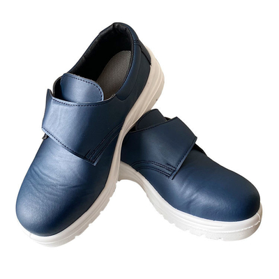 Sole ESD scarpe di sicurezza del nastro di anti slittamento magico blu per protezione delle fabbriche