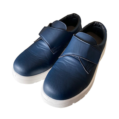 Sole ESD scarpe di sicurezza del nastro di anti slittamento magico blu per protezione delle fabbriche