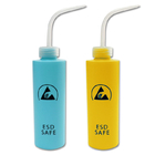 Uso industriale d'erogazione sicuro antistatico giallo della bottiglia della plastica ESD dell'HDPE della stampa
