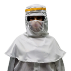 Berretto a scialle per camera bianca lavorato a maglia in microfibra senza polvere