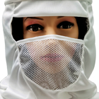Berretto a scialle per camera bianca lavorato a maglia in microfibra senza polvere
