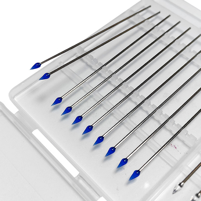 Tampone appiccicoso in gel di silicone con testa a punta in acciaio inossidabile ESD blu Viscosità media