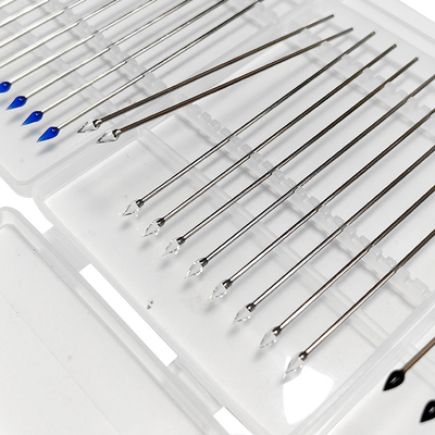 Silicone traslucido del tampone appiccicoso del gel della testa a punta dell'asta dell'acciaio inossidabile di ESD