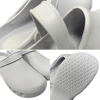 Locale senza polvere sterile EVA Slipper Non Slip di dimensione differente bianca