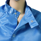 L'anti rivestimento statico reale del blu ESD tricotta il polsino per l'industria della microelettronica