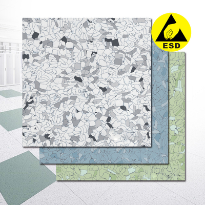 Locale senza polvere che copre le mattonelle di pavimentazione antistatiche del vinile del PVC di ESD 600*600mm*2mm