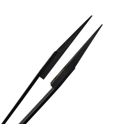 ESD antistatici resistenti alle alte temperature con testa intercambiabile pinzette in ceramica con maniglia in acciaio inossidabile