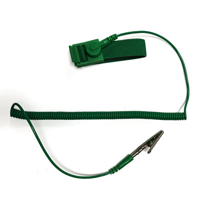 Laboratorio ESD Area Workshop Usare Braccialetto Verde Antistatico PU Braccialetto 1.8M
