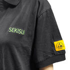 Lavori di sicurezza in camera pulita Indossare T-shirt in cotone in fibra di carbonio ESD antistatico