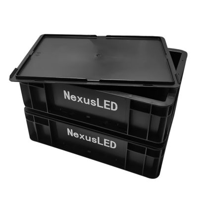 Scatola elettronica antistatica SMT Rack Black PCB Packaging Componente di stoccaggio Contenitore vassoio di plastica Scatola antistatica ESD