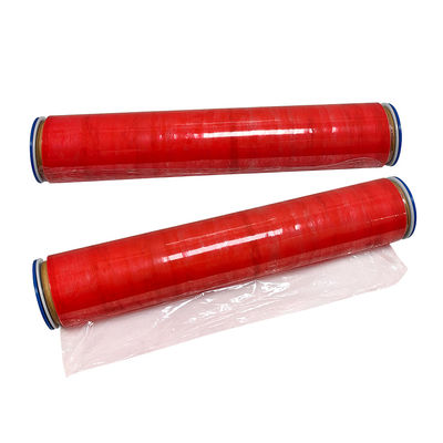 500 mm pellicola di avvolgimento in LDPE rosso trasparente antistatico