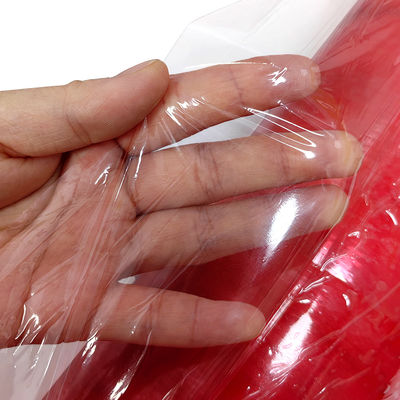 500 mm pellicola di avvolgimento in LDPE rosso trasparente antistatico