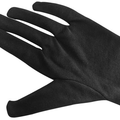 Guanti neri 100% cotone Cerimonia Guanti idratanti idratanti assorbitori Uniforme