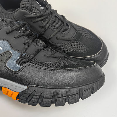 Scarpe da ginnastica da uomo resistenti agli urti e resistenti agli urti, per lavori industriali e edili, con dispositivi di sicurezza per gli orelli in acciaio