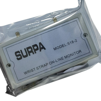 518-2 ESD Anti-Static Wrist Strap Monitor Electrostatic Ring Alarm Anti-Static Wrist Strap Tester