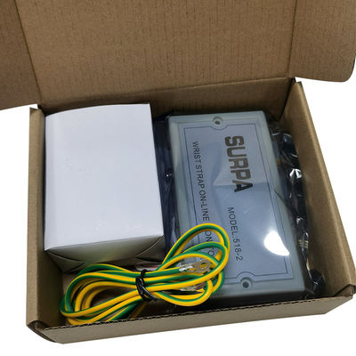 518-2 ESD Anti-Static Wrist Strap Monitor Electrostatic Ring Alarm Anti-Static Wrist Strap Tester