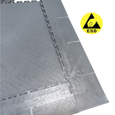 600x600mm ESD rimovibile anti-statico interlocking PVC materiale di pavimento in vinile per ospedale / camera pulita