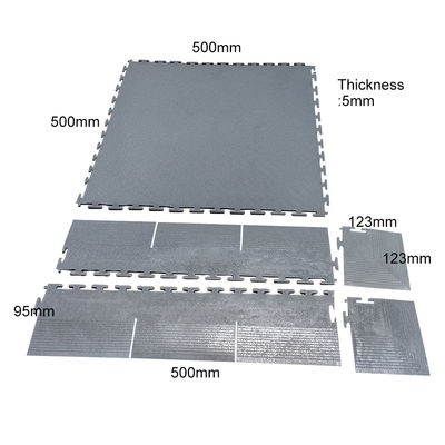 600x600mm ESD rimovibile anti-statico interlocking PVC materiale di pavimento in vinile per ospedale / camera pulita
