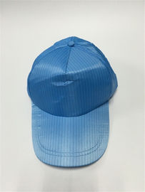 Progettazione unisex di ESD del cappello sicuro che tende a dissipare statico dell'abbigliamento ESD con il fermaglio per adeguamento di dimensione