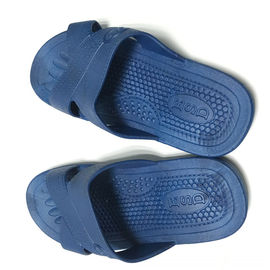 Tipo trasversale logo bianco nero blu dell'anti pantofola statica di ESD di colore w/ESD del materiale dello SPU