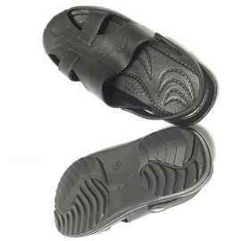 Tomaia sicura dello SPU di Toe Protected Blue Black White del sandalo delle scarpe che tende a dissipare statiche