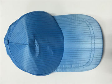 Progettazione unisex di ESD del cappello sicuro che tende a dissipare statico dell'abbigliamento ESD con il fermaglio per adeguamento di dimensione