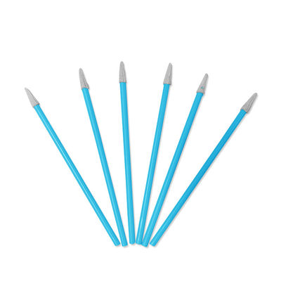 PS750B PCB Electronic Cleaning 74mm Lint Free Cleanroom Swabs per la testa a punta di poliestere