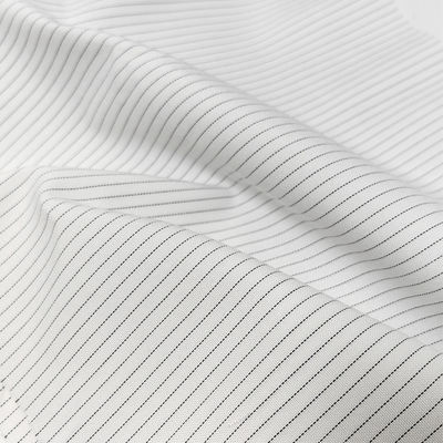 5 mm Stripe 65%Polyester 34%Vicose 1%Fibra di carbonio Tessuto antistatico Sala pulita Tessuto ESD Tessuto antistatico