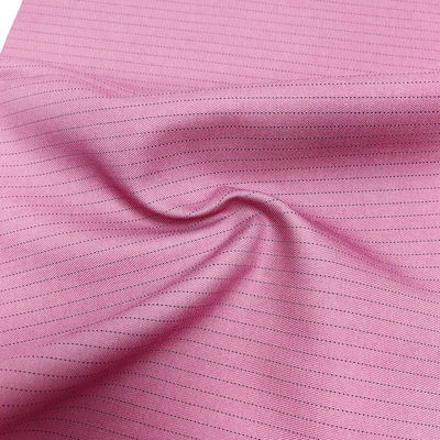 Tessuto ESD a strisce rosa da 5 mm 1/2 Tessuto TR antistatico conduttivo per abbigliamento da laboratorio