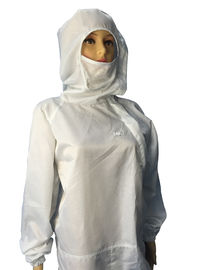 Biotech/vestito sicuro farmaceutico del locale senza polvere ESD dei materiali di ESD con Hood And Facemask