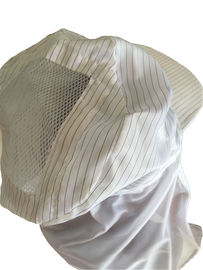 Anti cappello statico dello scialle del cappuccio lungo del poliestere ESD per area senza polvere molti colori disponibili
