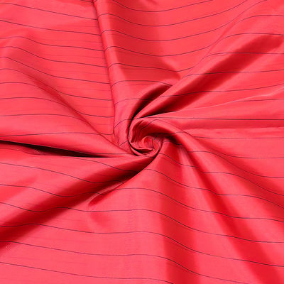 Rossa 17MM Striscia 99% Poliestere+1% Striscia Conduttiva Lab Lint Free Antistica ESD Tessuto antistatico