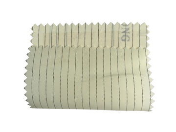 Saia tessuta 100D senza polvere della banda 100D X del tessuto 5mm di ESD per il cappuccio degli abiti da lavoro ESD
