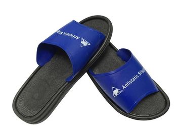 Le scarpe di sicurezza economiche della pantofola lavabile ESD del PVC colorano la sogliola superiore blu di W/Black